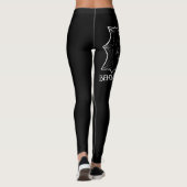 Siehe! Der Noob-Slayer! Leggings (Rückseite)