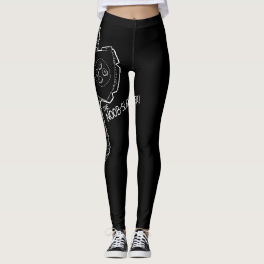 Siehe! Der Noob-Slayer! Leggings (Vorderseite)