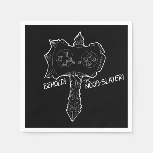 Siehe! Der Noob-Slayer! Serviette (Vorderseite)