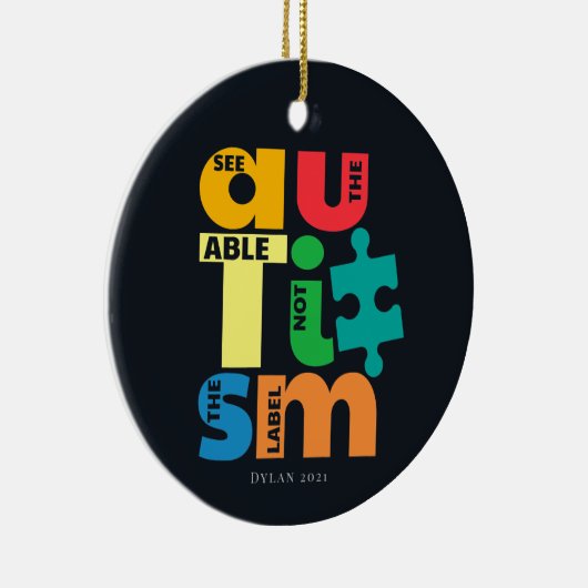 Siehe die Unterstützung zur Sensibilisierung für A Keramik Ornament (Rechts)