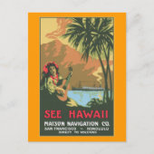 Siehe Hawaii Postcard Postkarte (Vorderseite)