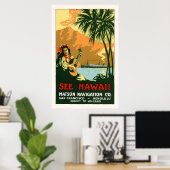 Siehe Hawaii Travel Poster (Heimbüro)