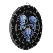 Siehe Hear Speak No Evil Skulls Dart Board Dartscheibe (Vorderseite Links)