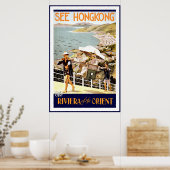 Siehe Hong Kong The Riviera of the Orient Poster (Küche)