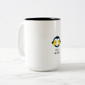 Siehe Hörgeräusch ohne bösen Affen Zweifarbige Tasse (Vorderseite Links)