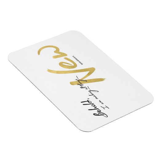 Siehe, ich mache alles Neue Kunst Print Magnet (Rechte Seite)