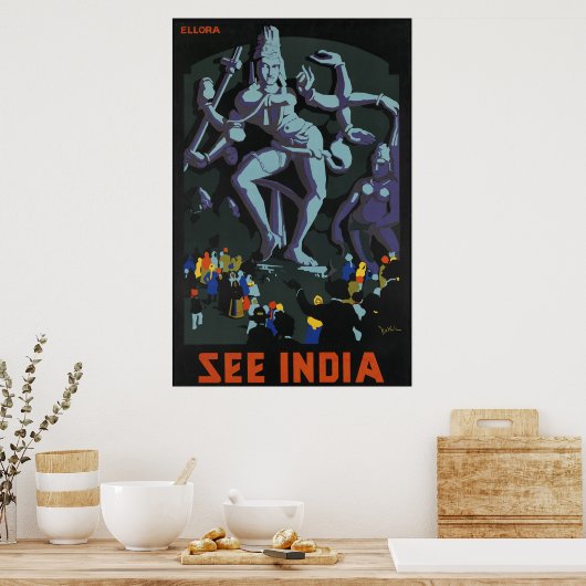 Siehe India Ellora Poster (Küche)