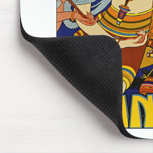 Siehe Indien ~ Ajanta Frescoes Mousepad (Ecke)