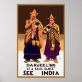 Siehe Indien ~ Darleeling Poster (Vorne)