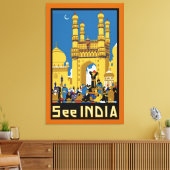 Siehe Indien ~ Hyderabad - L Leinwanddruck (Insitu (Wohnzimmer))