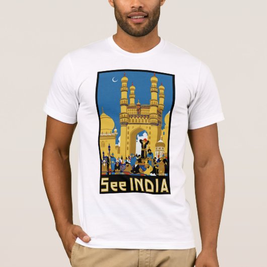 Siehe Indien ~ Hyderabad T-Shirt (Vorderseite)