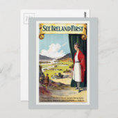 Siehe Ireland First Railway Vintage Travel Postkarte (Vorne/Hinten)