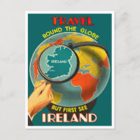 Siehe Irland erste Vintage Reise Postcard