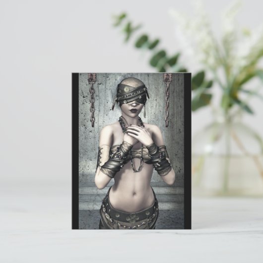 Siehe Keine böse gotische Postkarte (Stehend Vorderseite)