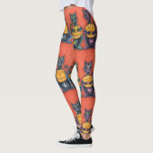 SIEHE KEINE SCHWARZEN KATZEN, HALLOWEEN LEGGINGS O (Links)