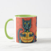 SIEHE KEINE SCHWARZKATZEN, HALLOWEEN COMBO-TASSE TASSE (Links)
