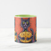 SIEHE KEINE SCHWARZKATZEN, HALLOWEEN COMBO-TASSE TASSE (Zentrum)