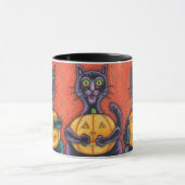 SIEHE KEINE SCHWARZKATZEN, HALLOWEEN COMBO-TASSE TASSE (Zentrum)