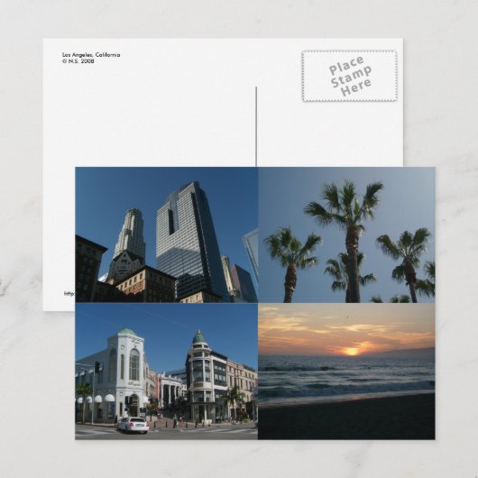 Siehe L.A. Postkarte (Vorne/Hinten)