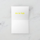 Siehe Light Note Card Karte (Innenseite)