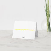 Siehe Light Note Card Karte (Rückseite)