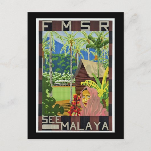 Siehe Malaya Postkarte (Vorderseite)