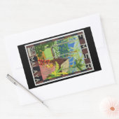 Siehe Malaya Rechteckiger Aufkleber (Umschlag)