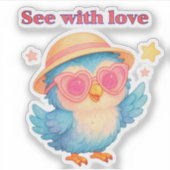 Siehe mit Liebe - Aufkleber für die Niedliche Befr (Vorderseite)