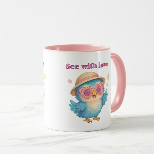 Siehe mit Liebe - Tasse von Kindness & Herz (VorderseiteRechts)