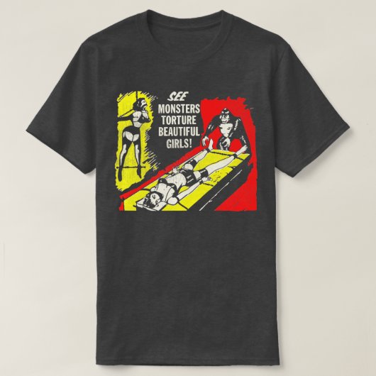 Siehe Monsters Dr. Macabre 1950er Horror T-Shirt (Design vorne)