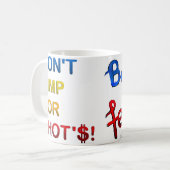 SIEHE NICHT, WAS TOT IST! Mug Kaffeetasse (Vorderseite Links)