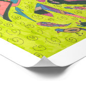 Siehe, Original Abstrakt 12x16 Poster (Ecke)