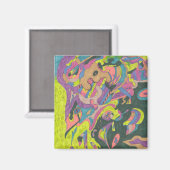 Siehe, Original Abstrakt Magnet (Vorderseite/Rückseite)