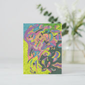 Siehe, Original Abstrakt Postkarte (Stehend Vorderseite)