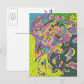 Siehe, Original Abstrakt Postkarte (Vorne/Hinten)