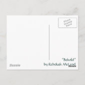 Siehe, Original Abstrakt Postkarte (Rückseite)