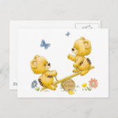 Siehe Saat Bears Postkarte (Vorne/Hinten)