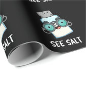 Siehe Salz Funny Sea Salt Pub Dark BG Geschenkpapier (Rolleneckpunkt)
