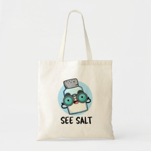 Siehe Salz Funny Sea Salt Pub Tragetasche