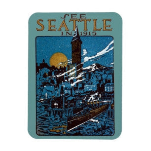 Siehe Seattle im Jahr 1915 Magnet