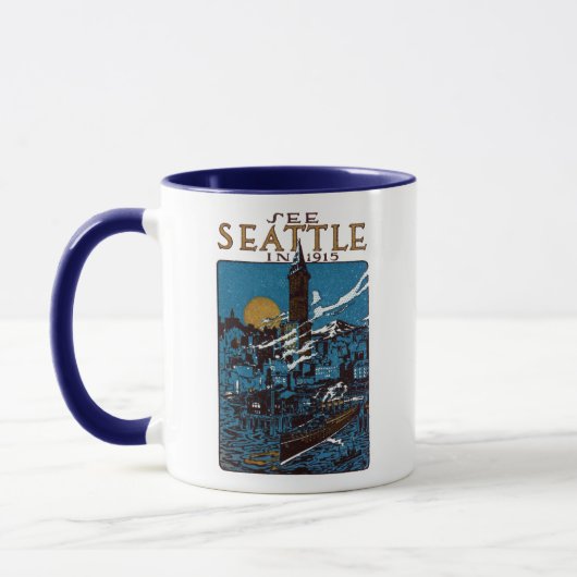 Siehe Seattle im Jahr 1915 Tasse (Links)