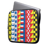 Siehe Worthy_Signal Flags pattern_I Liebe zum Sege Laptopschutzhülle (Vorderseite Links)