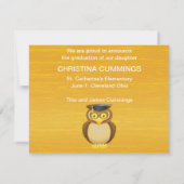 Siehe Wuoo Graduated Abschluss Ankündigung (Rückseite)