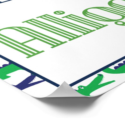 Siehe Ya Spater Alligator Poster (Ecke)