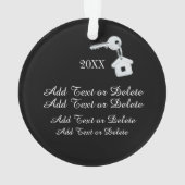 Siehe Zurück - Begrüßende Zuhause Ornament (Rückseite)