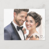 Siehe Zurück - Hochzeit Postkarte (Vorderseite)