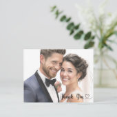 Siehe Zurück - Hochzeit Postkarte (Stehend Vorderseite)