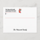 Siehe Zurück - Weihnachten Postkarte (Rückseite)