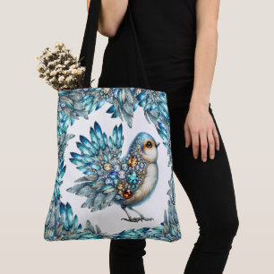 Siehe Zurück - Wertvoller Bling BirdTote Tasche
