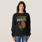 Siehst du dir ernsthaft meine Brüste an Sweatshirt (Vorne ganz)